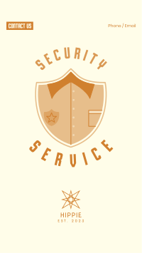 Security Uniform Badge Facebook story Image Preview