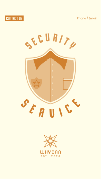 Security Uniform Badge Facebook Story Design