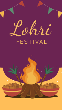 Lohri Festival Instagram Story Preview