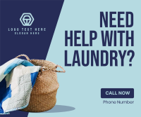 Laundry Delivery Facebook Post Design