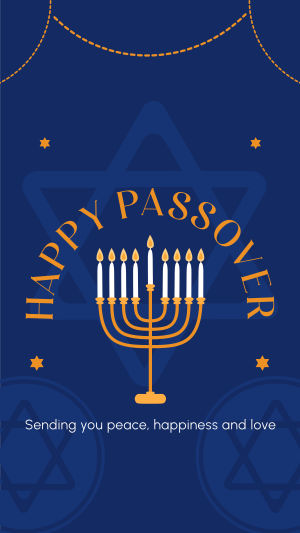 Happy Passover Greetings Instagram story Image Preview