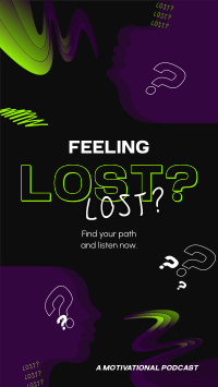 Lost Motivation Podcast Instagram Story Design