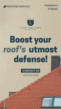 Corporate Roof Maintenance TikTok video Image Preview