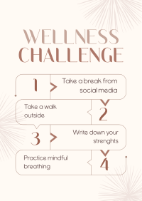 The Wellness Challenge Poster Design
