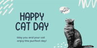 Simple Cat Day Twitter post Image Preview