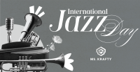 Modern International Jazz Day Facebook Ad Image Preview