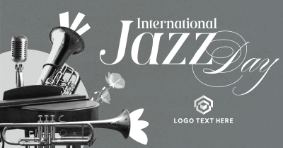 Modern International Jazz Day Facebook ad Image Preview