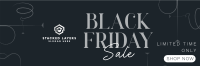 Classic Black Friday Sale Twitter Header Image Preview