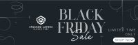 Classic Black Friday Sale Twitter Header Image Preview