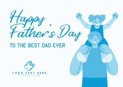 Happy Father's Day! Postcard Image Preview
