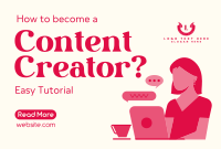 Need Content Creator Pinterest board cover Image Preview