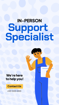 Tech Support Specialist Instagram Reel Image Preview