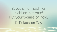 Wavy Relaxation Day Animation Design
