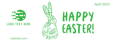 Easter Rabbit Facebook cover