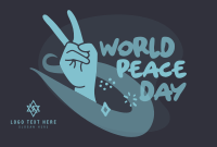 Peace Day Scribbles Pinterest Cover Design