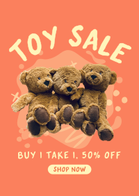 Stuffed Toys Poster Design