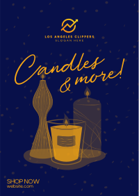 Candles and More Flyer Design