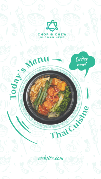 Thai Cuisine Instagram Story Design