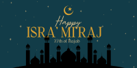 Isra' Mi'raj Spiritual Night Twitter Post Image Preview