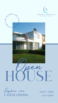 Open House Real Estate YouTube Short Image Preview