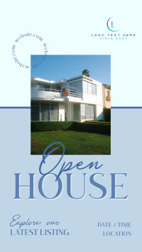 Open House Real Estate YouTube short Image Preview