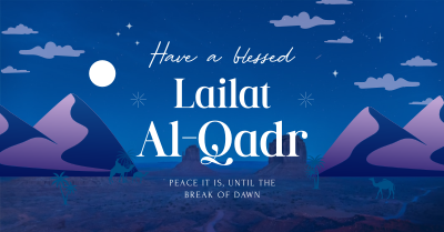 Blessed Lailat al-Qadr Facebook ad Image Preview