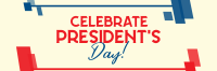 Celebrate President's Day Twitter header (cover) Image Preview