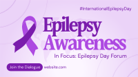 Epilepsy Awareness Forum Animation Preview