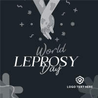 Celebrate Leprosy Day Linkedin Post Design