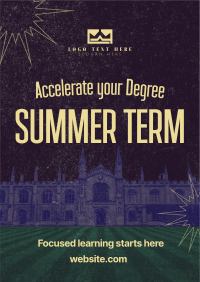 Advanced Summer Classes Poster Image Preview