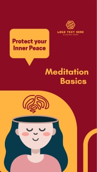Beginner Meditation Workshop Facebook story Image Preview