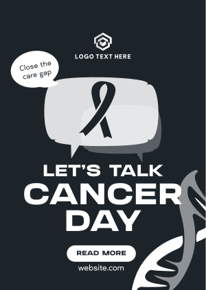 Cancer Awareness Discussion Poster Image Preview