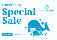 Whaley Dad Sale Postcard Image Preview