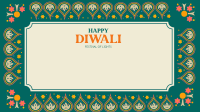 Diwali Festival Zoom background Image Preview