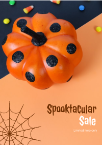 Spooktakular Sale Poster Design