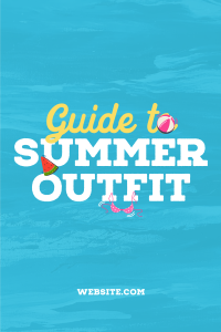 Guide to Summer Outfit Pinterest Pin Design
