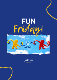 Fun Monkey Friday Flyer Design