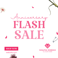 Anniversary Flash Sale Instagram post Image Preview