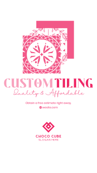 Custom Tiles Instagram Story Design