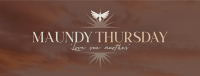 Holy Thursday Message Facebook cover Image Preview