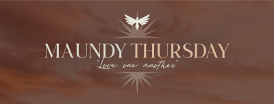 Holy Thursday Message Facebook cover Image Preview