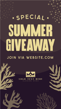 Corals Summer Giveaway Video Image Preview