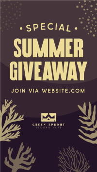 Corals Summer Giveaway TikTok Video Image Preview