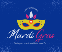 Mardi Mask Facebook post Image Preview