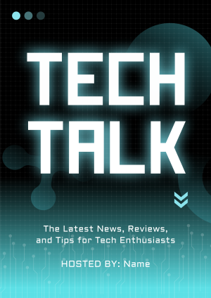 Modern Digital Technology Podcast Flyer Image Preview