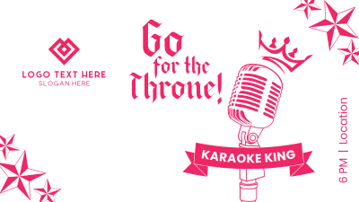 Karaoke King Zoom Background Image Preview
