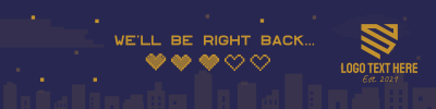 Cute 8 Bit  Twitch banner Image Preview