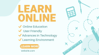 Learning Online Facebook event cover Image Preview
