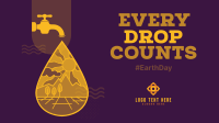 Every Drop Counts Facebook Event Cover Design
