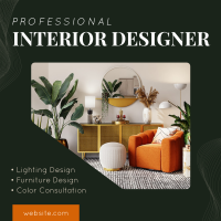 Professional Interior Designer Linkedin Post Image Preview